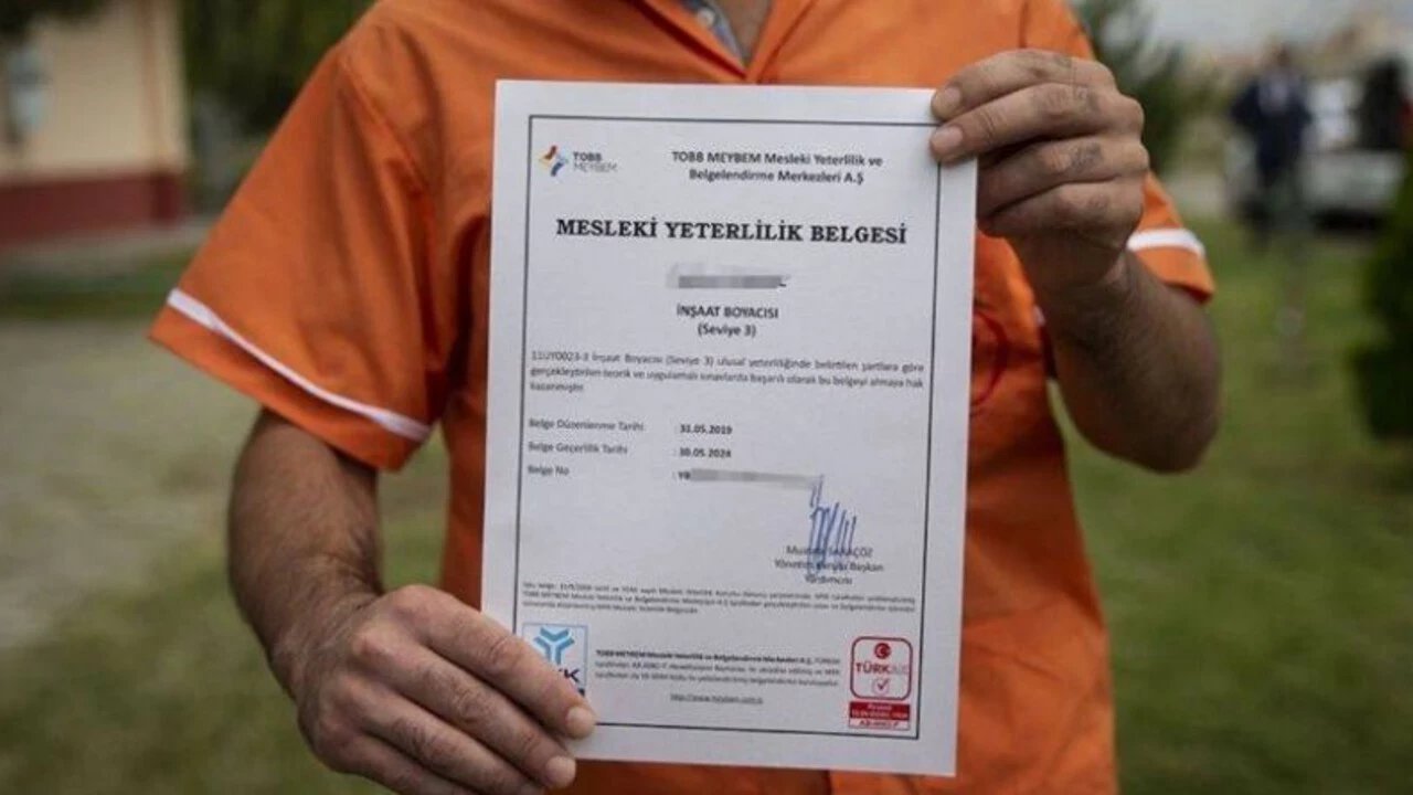 40 Meslekte Yeterlilik Belgesi Artık Zorunlu! Hangi Alanlar Kapsamda?