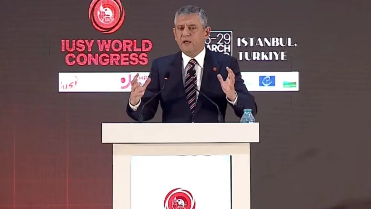 Özgür Özel'den Sosyalist Enternasyonal'de Uşak Operasyonuna Sert Tepki